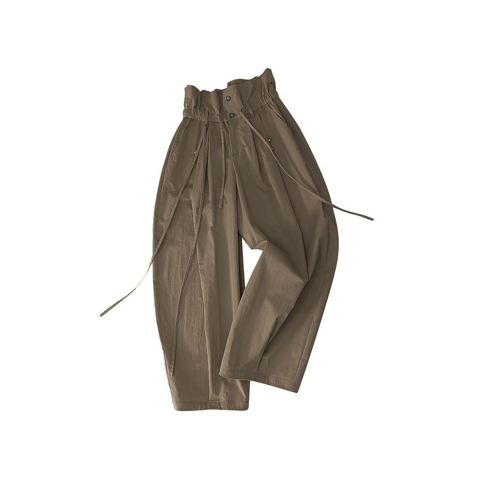 ASAYA7008 – Urban Drift Flip-Waist Pants 🖤⚡️🩶