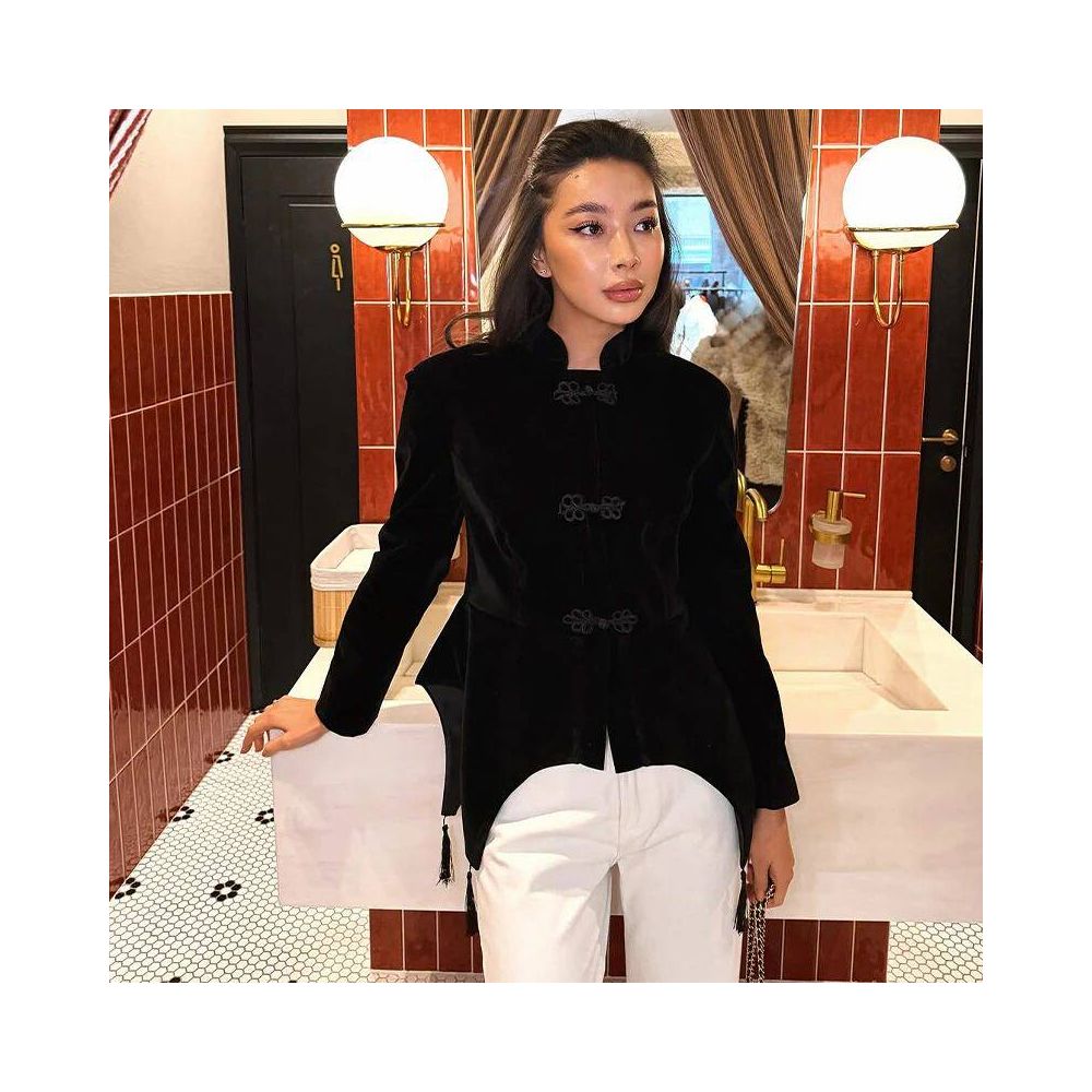 ASAYA7011 – Noir Dynasty Tailored Set 🖤✨🏮