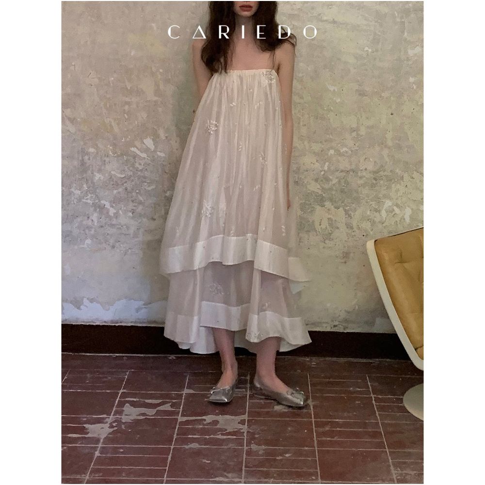 ASAYA7021 – Celeste Whisper Layered Dress ☁️🩵✨