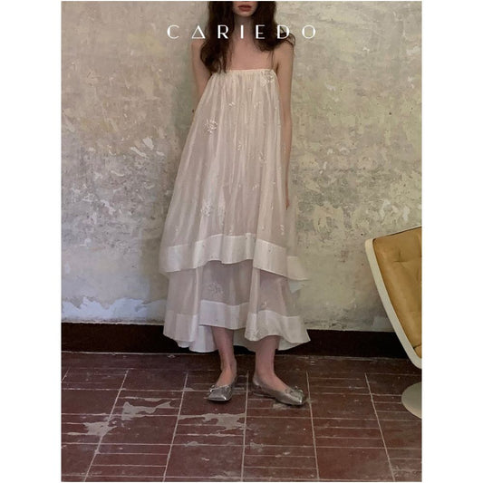 ASAYA7021 – Celeste Whisper Layered Dress ☁️🩵✨