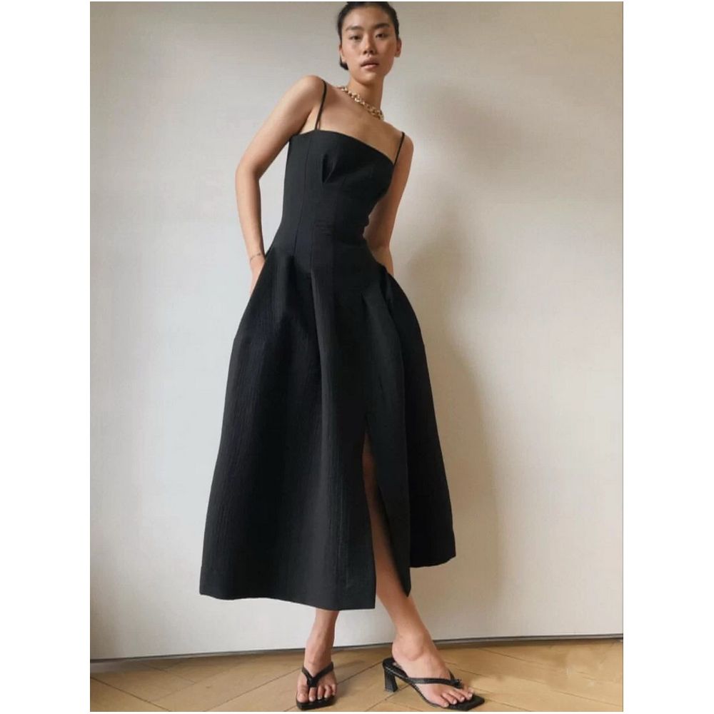 ASAYA7022 – Midnight Muse Corset Dress 🖤✨