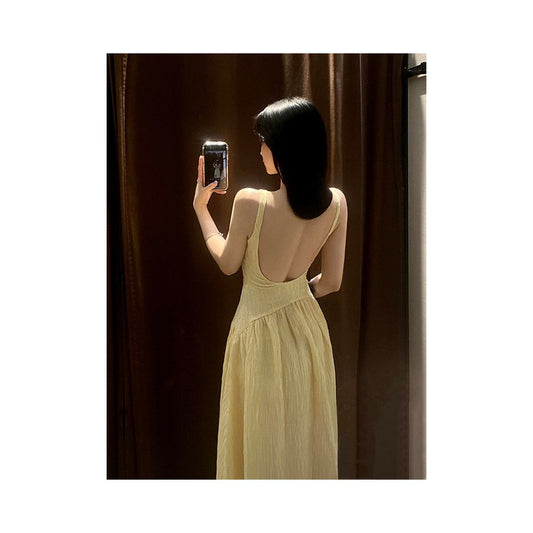 ASAYA7046 – Butter Soleil Backless Dress 🍋☀️✨