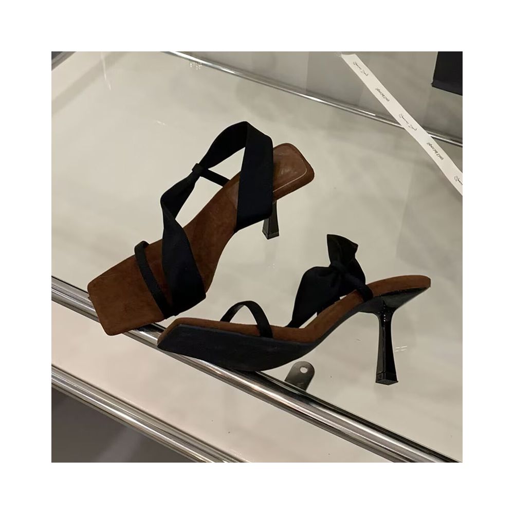 ASAYA7122 – Grace Twist Heeled Sandals 👠✨
