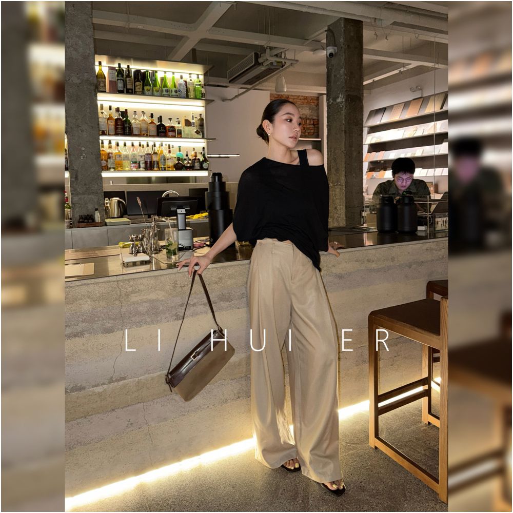 ASAYA7149 – Effortless Drape Linen Pants ☁️🤍