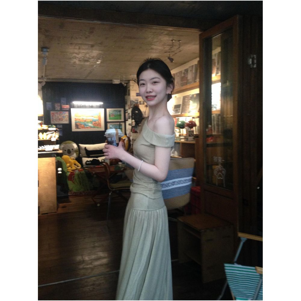 2ND STUDIOS French style off shoulder two piece suit sweet and gentle style new summer 2026 collection image 0