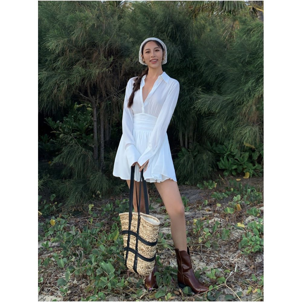 ASAYA7269 – Étoile Romance Mini Dress 🤍✨