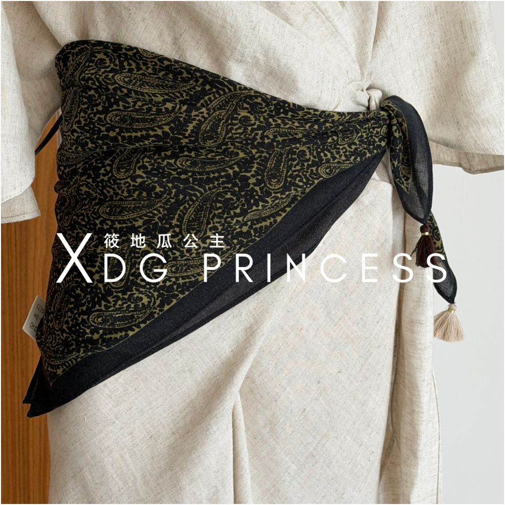 ASAYA7377 – Artisan Tassel Waist Scarf 🤎✨