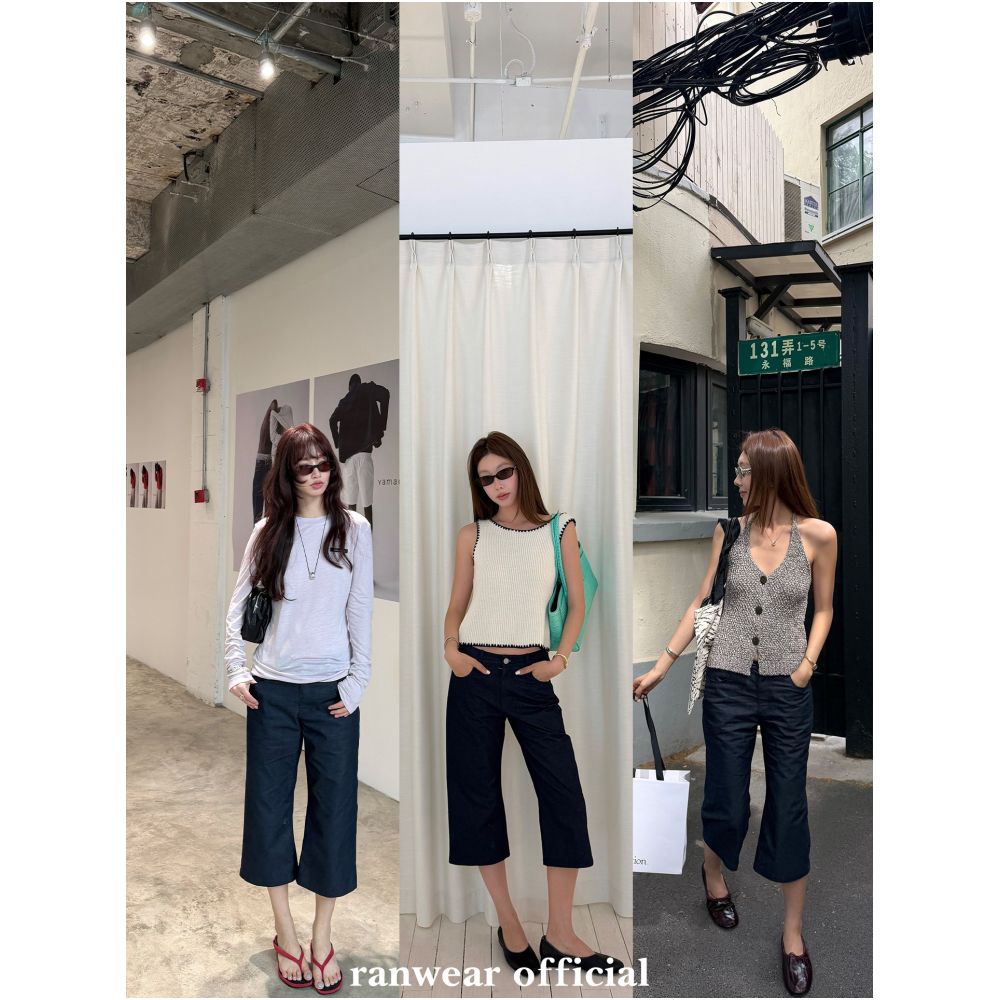 Everyone needs a pair of Ranwear Supermodel Pants IG influencer s millennial retro Capri cropped casual pants image 0