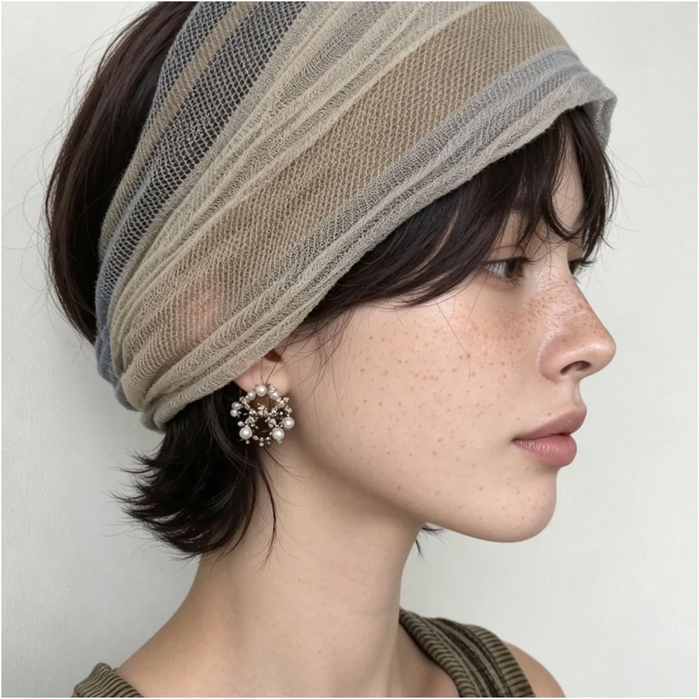 Miss Youan s Handmade Civilization Highland Style Homemade Cotton and Linen Headband Handmade Hairband Headband image 0