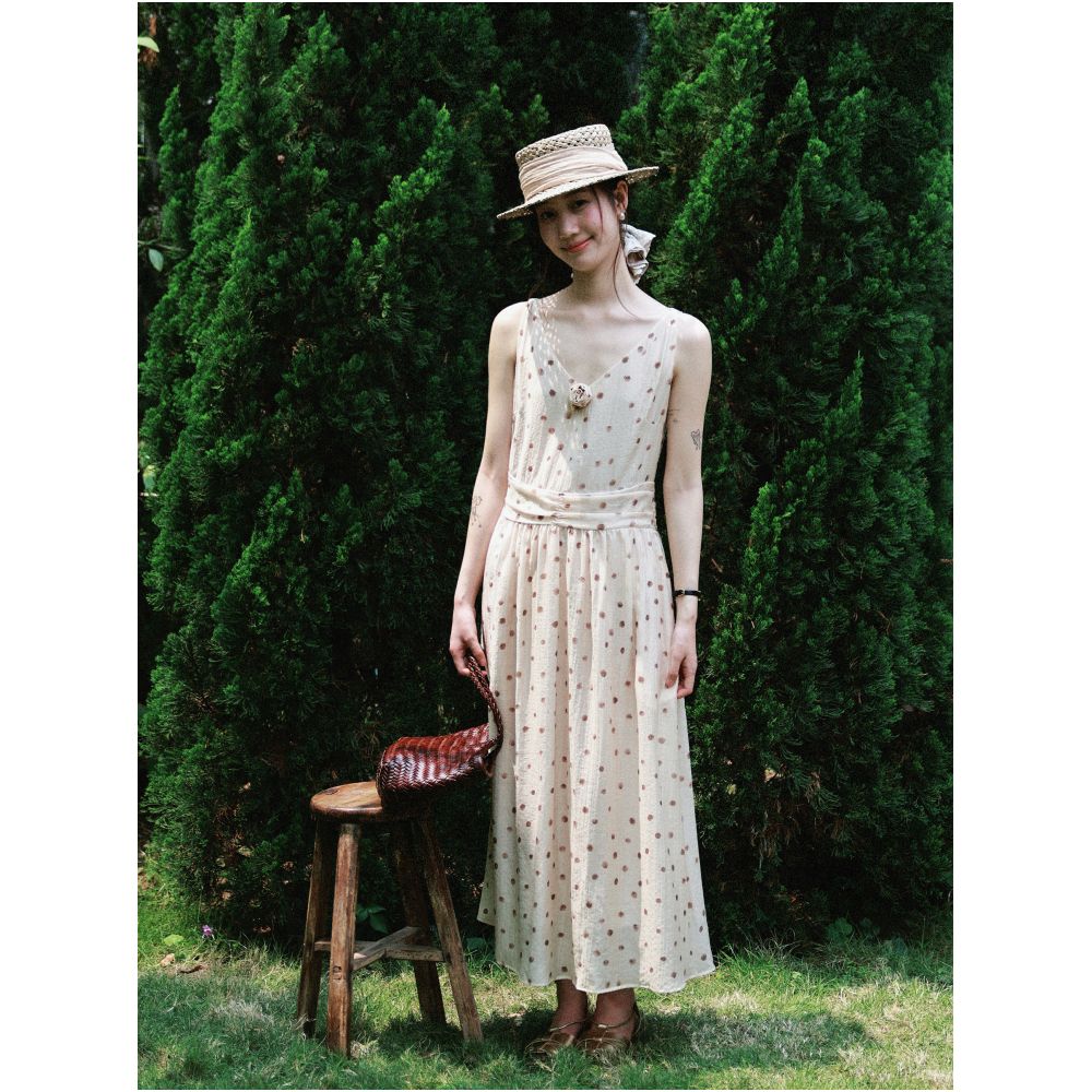 ASAYA7450 – Rosé Meadow Lace Dress 🌹🌿