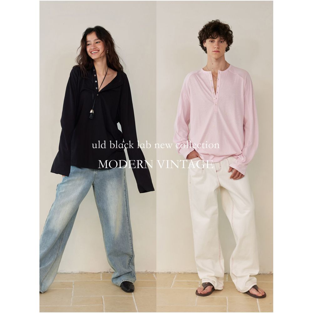 ULD Linen Blend Summer Henley Collar Polo Long Sleeve T Shirt Women s 2026 Lightweight Loose fitting Air Conditioning Shirt Cover up image 1