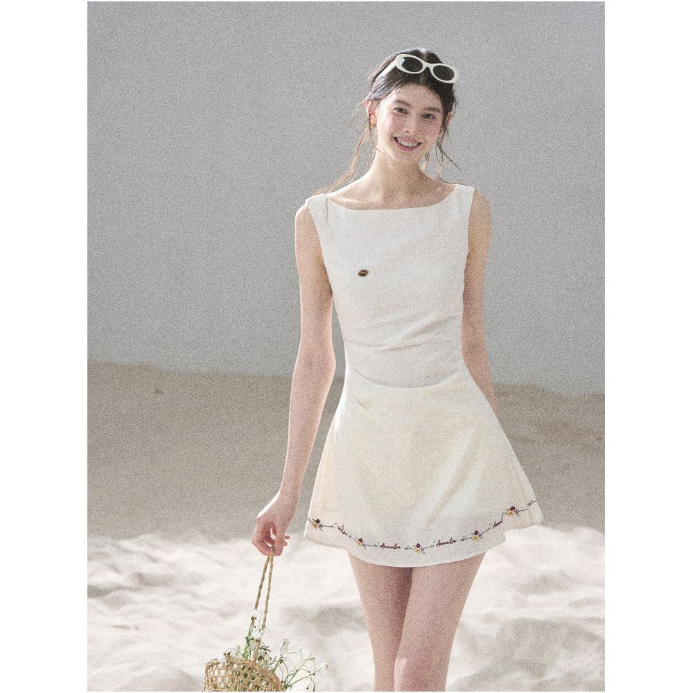 ASAYA7541 – Summer Breeze Embroidered Dress 🤍🌼