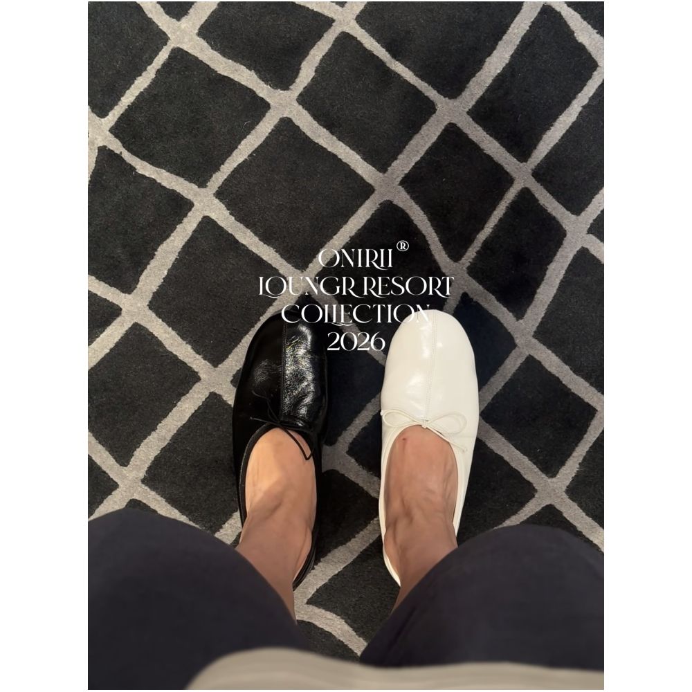 4 26 Correct Version PP Beautiful Minimalist Oil Waxed Cowhide Ballet Flats Comfortable Soft Sole Flats image 2