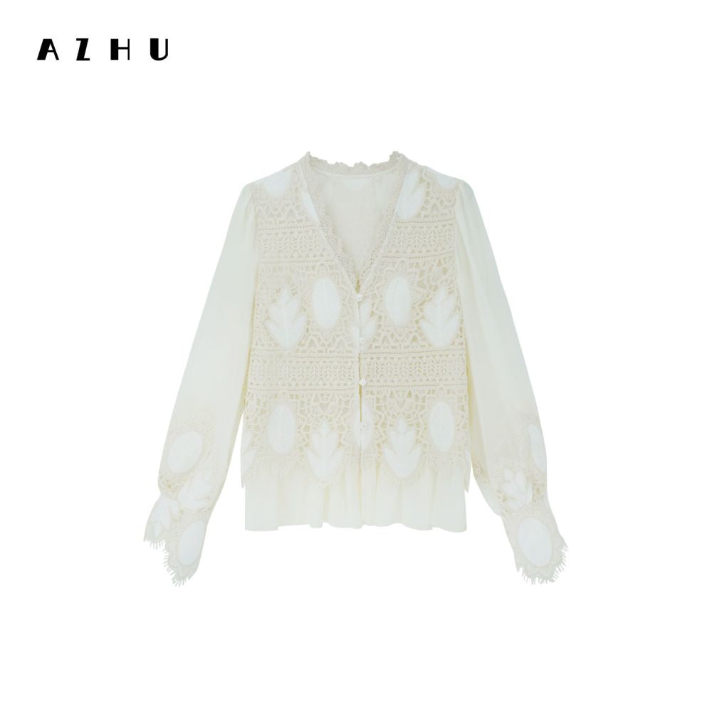 ASAYA7706 – Ivory Romance Lace Set 🤍✨