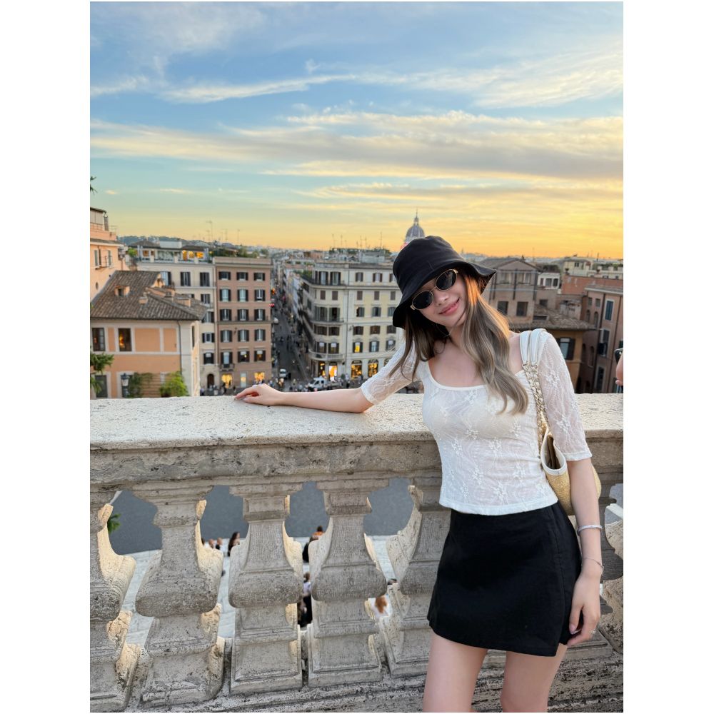 ASAYA7829 – Riviera Linen Mini Skort 🤍✨