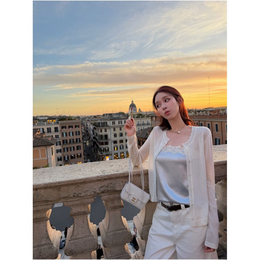 DailyDash Sunlight Shirt Lyocell Linen Acetate Oxygen Feeling Breathable Sun Protection Cardigan Two Colors image 0