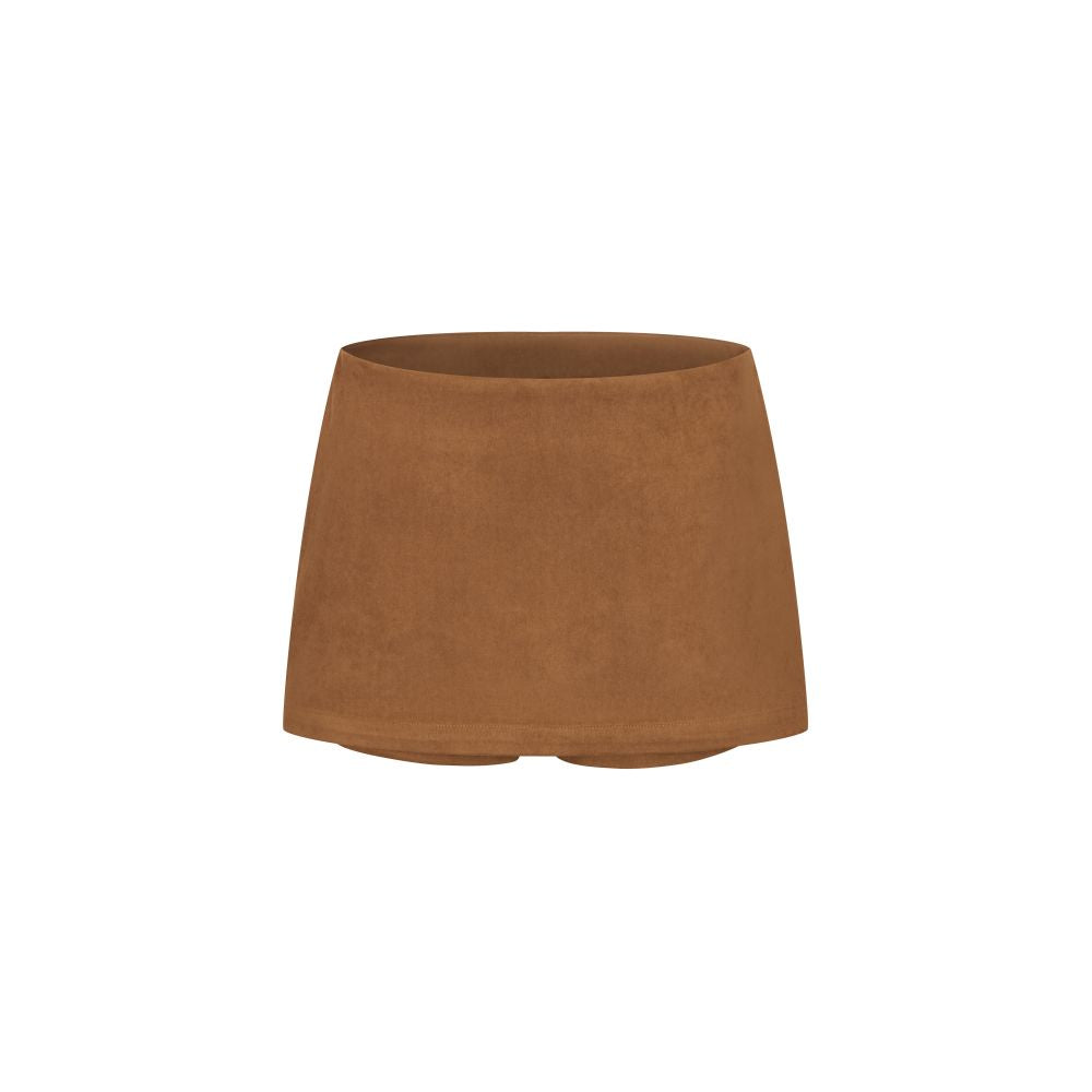 ASAYA7842 – Suede City Wrap Skort 🤎✨