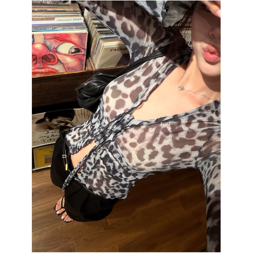 ASAYA7848 – Wild Muse Leopard Tie Top 🐆🖤