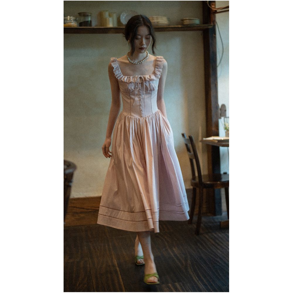 ASAYA7854 – Ivory Romance Corset Dress 🤍🕊️