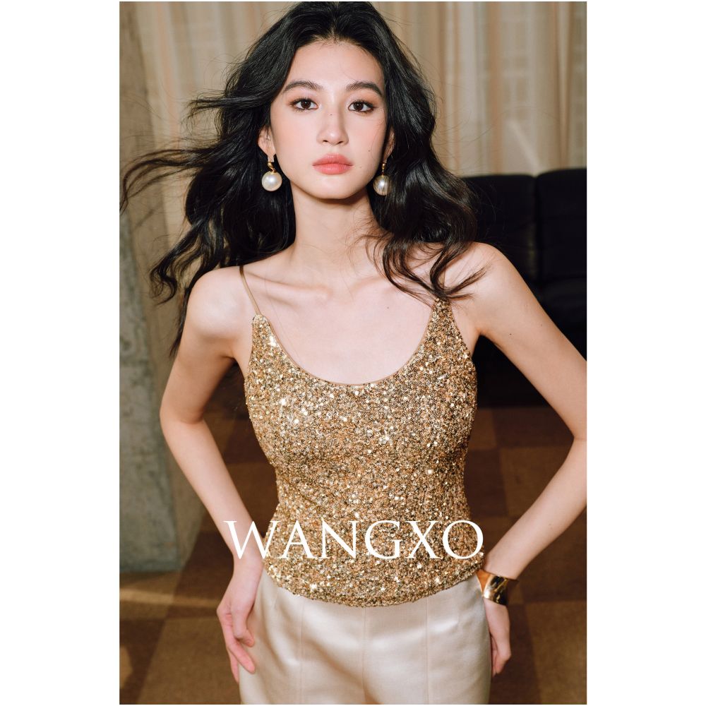 ASAYA7868 – Starlight Glam Sequin Top ✨🥂