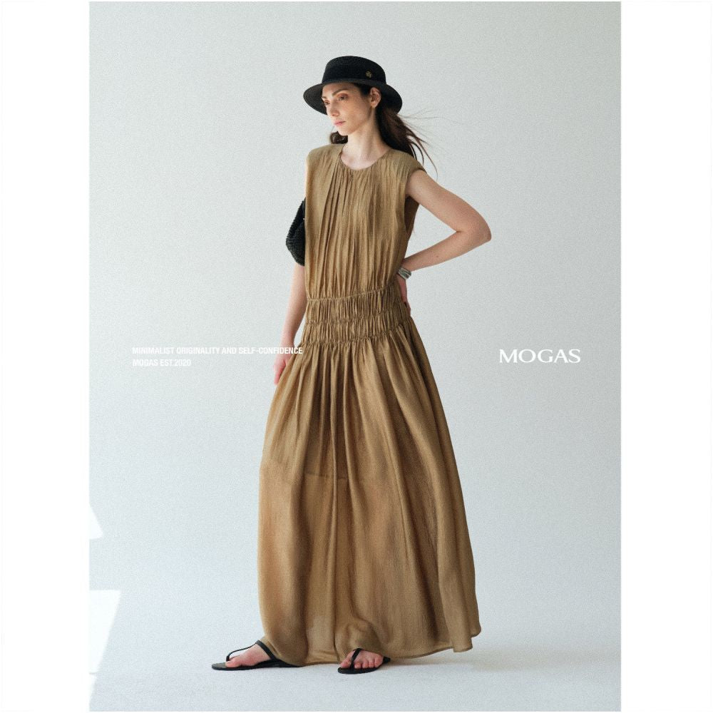 ASAYA7876 – Ethereal Halter Maxi Dress ✨🖤