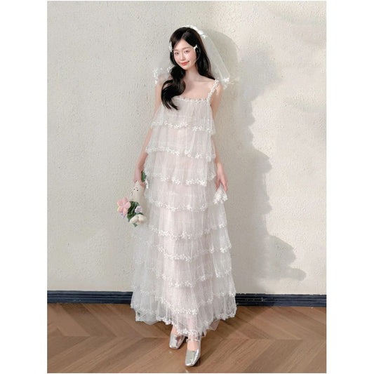 ASAYA7895 – Pearl Blossom Dream Gown 🤍✨