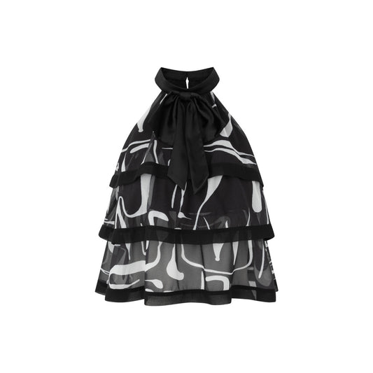 ASAYA4644 – Noir Chic Halter Top 🖤✨