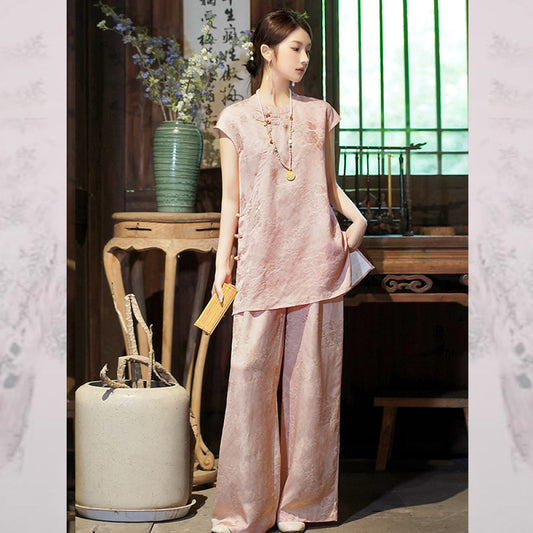 ASAYA4633 – Blush Silk Serenity Set 🌸✨