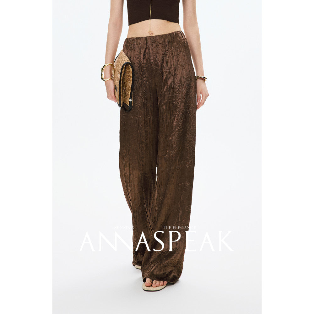 In stock ANNASPEAK Miyake Style Eastman Acetate Waterfall Fold Half Skirt Dress Slimming Four Piece Set image 47