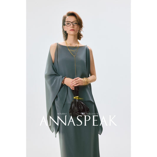 ASAYA4563 – Flowing Draped Elegance Set ✨🌿