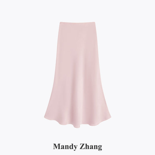 ASAYA4485 - French Chic Bias-Cut Mermaid Skirt 🎀✨