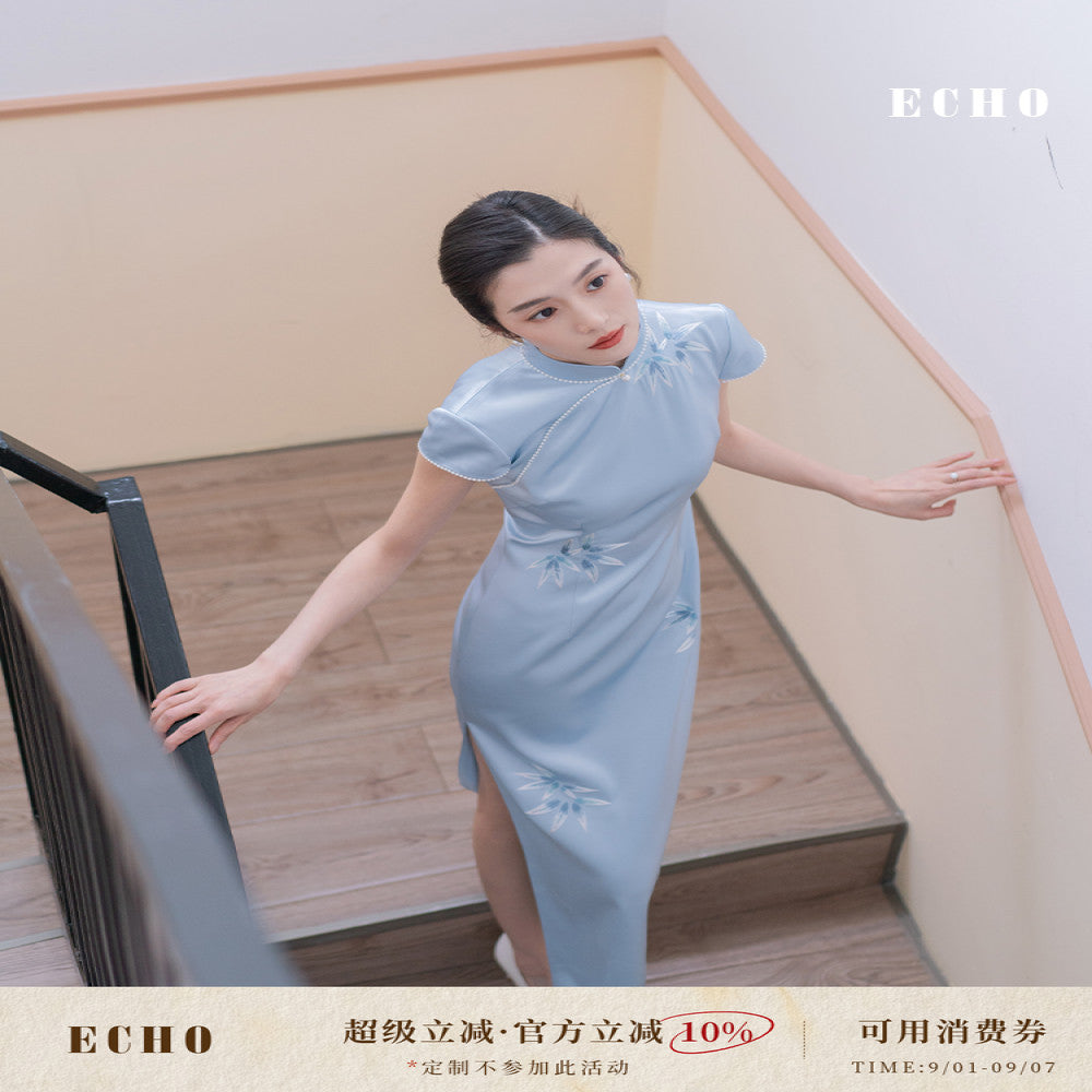 Original Genuine Echo Official New Chinese Style Improved Cheongsam image 0