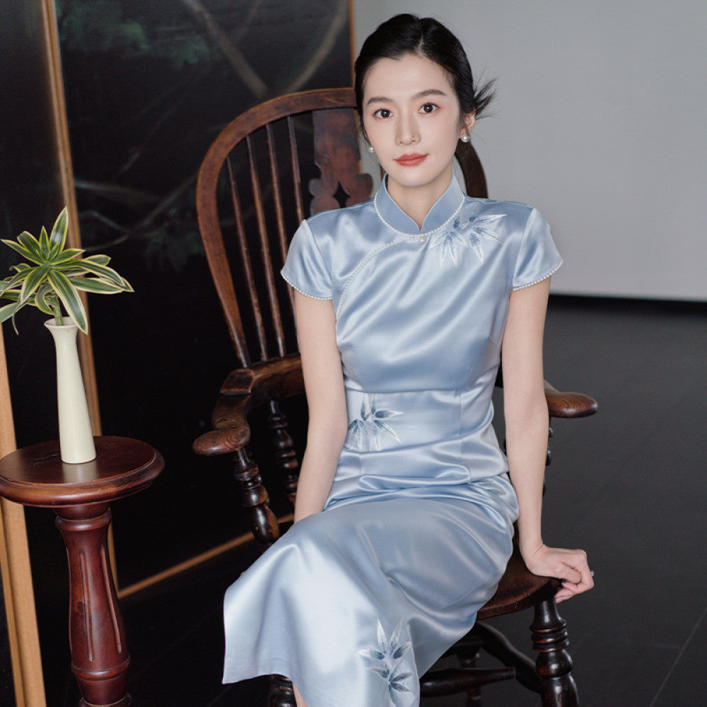Original Genuine Echo Official New Chinese Style Improved Cheongsam image 9