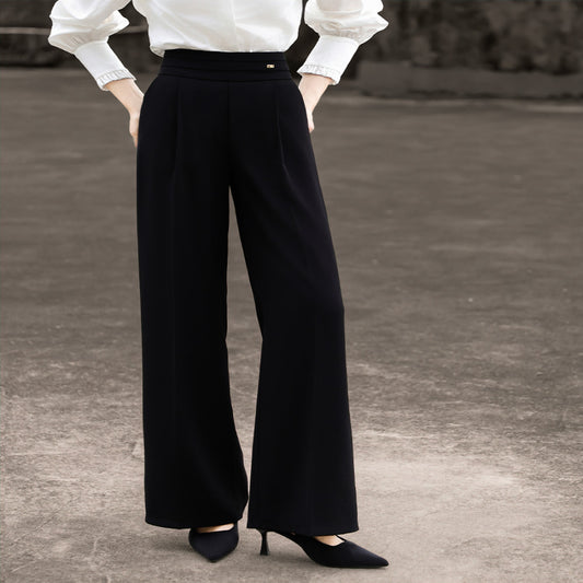 ASAYA4303 - High-waisted wide-legged pants that look great on your figure