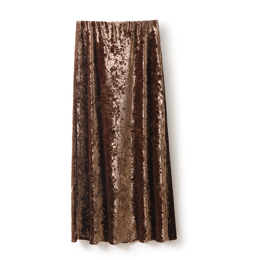 ASAYA4140 Velvet Midi Skirt 💕