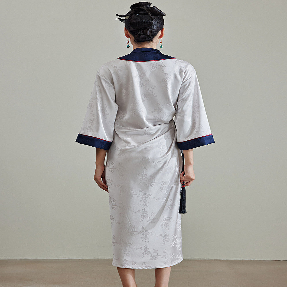 Moyu Original 2025 Spring New Ethnic Style Design with Wrinkle Improvement Cheongsam New Chinese Style Slimming Dress image 5