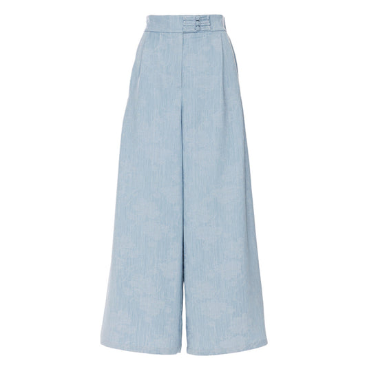 ASAYA4132 - High-waisted, wide-legged pants that are comfortable and help conceal your figure