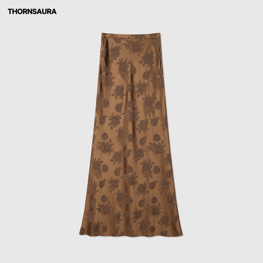 ASAYA4117 – Elegant Jacquard Fishtail Skirt
