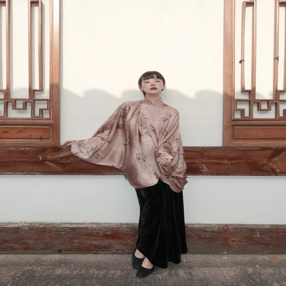 Srose Yunya Retro Loose New Chinese Style Elegant National Style Top Design Women s Clothing 2024 New image 4