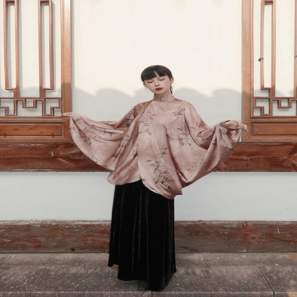 Srose Yunya Retro Loose New Chinese Style Elegant National Style Top Design Women s Clothing 2024 New image 5