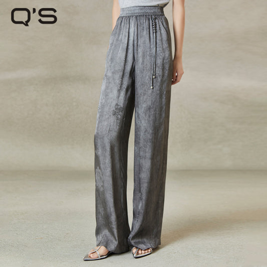 ASAYA4064✨ Wide-Leg Jacquard Pants ✨❤️