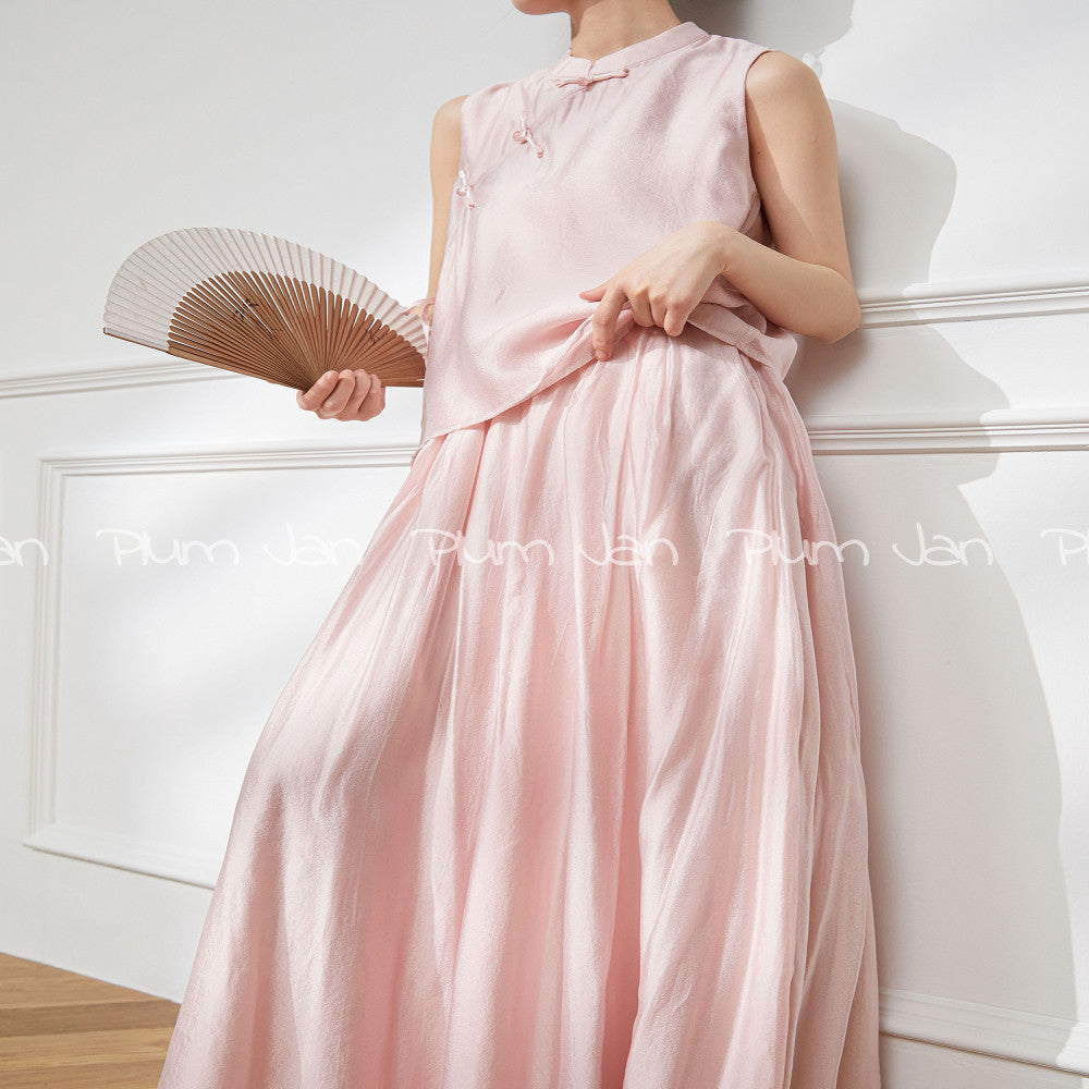 Plum Jan In Stock Popular Beautiful New Chinese Style Set Skirt 2025 New Women s Summer Edition image 15