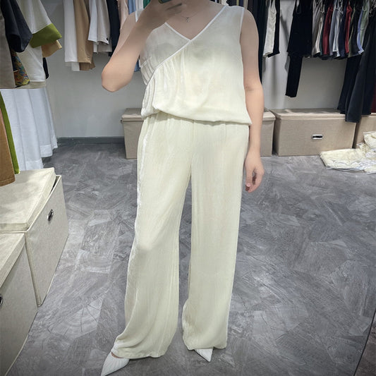 ASAYA3992 Velvet Wide-Leg Pants ✨