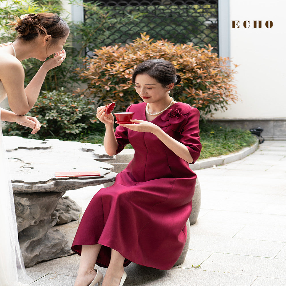 Echo official happy mother in law plus size dress image 2