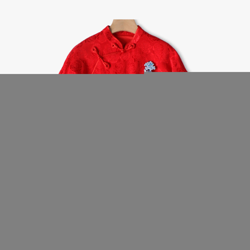 ASAYA3916 ✨Imperial Rose Jacquard Jacket 🌹❤️