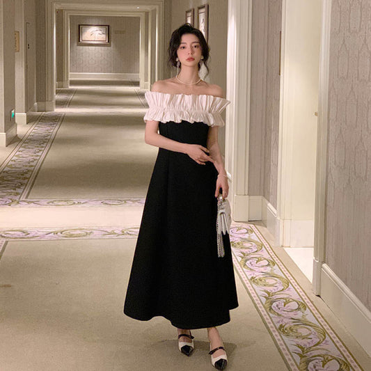 ASAYA3881 – Luxe Off-Shoulder Dress 🌟