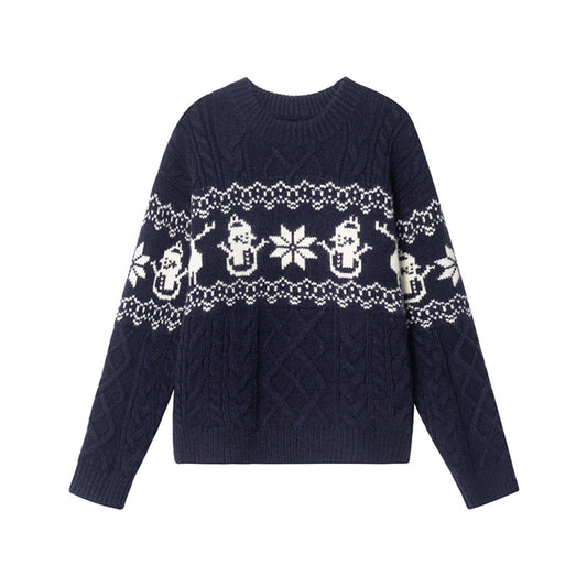 ASAYA3876 🎅❄️ 𝗖𝗵𝗿𝗶𝘀𝘁𝗺𝗮𝘀 𝗖𝗼𝘇𝘆 𝗦𝗻𝗼𝘄𝗳𝗹𝗮𝗸𝗲 𝗞𝗻𝗶𝘁 𝗦𝘄𝗲𝗮𝘁𝗲𝗿