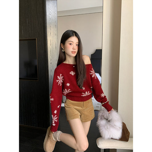 ASAYA3875: Christmas Snowflake Sweater ✨