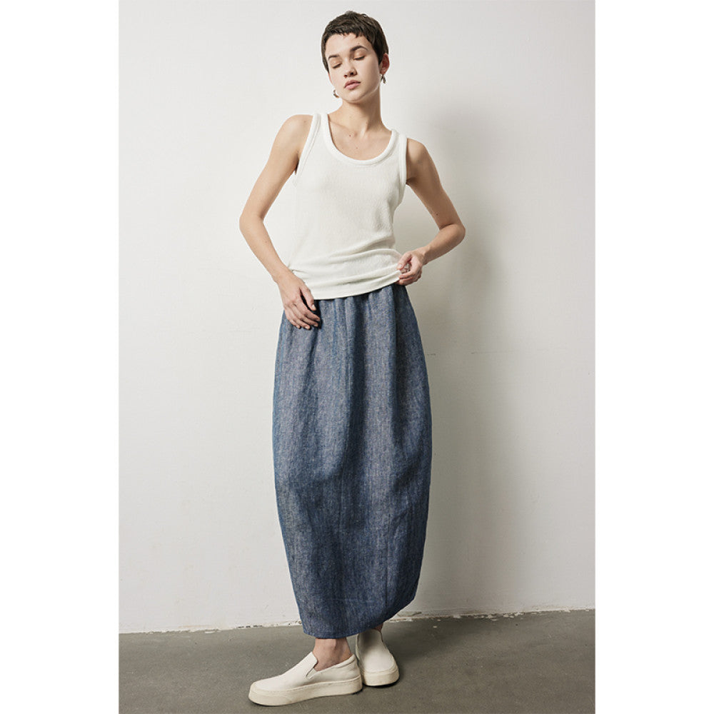 Due to the white floral bud skirt with a high waist and slimming effect the A line midi skirt is suitable for summer women with a French style Hepburn mid length umbrella skirt image 19