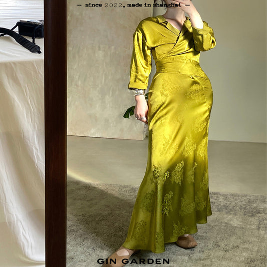 ASAYA-3762 “Timeless Jade Green Qipao Dress” 🍀✨